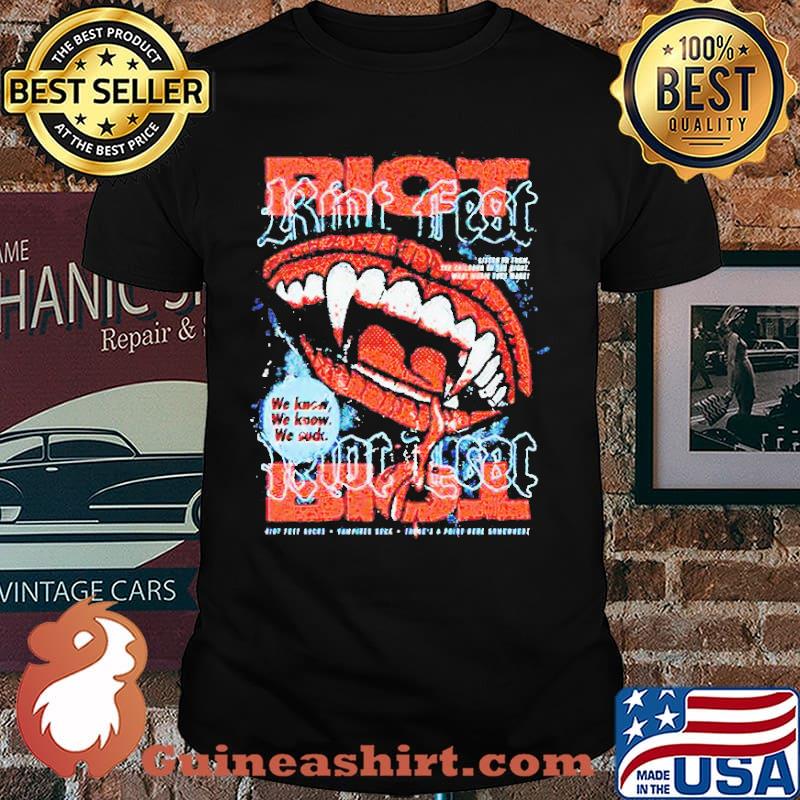 Riot riot fest horror shirt