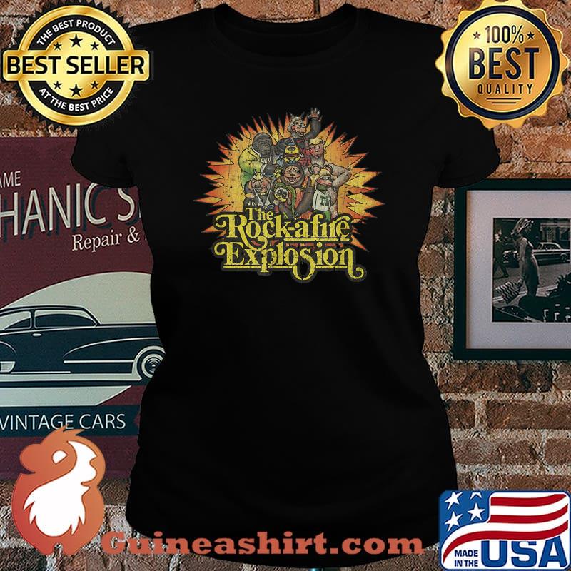 Rock a fire Explosion T-Shirt Laides tee