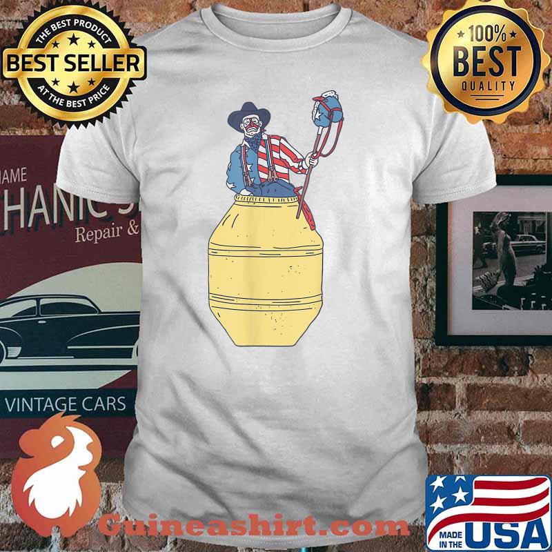 Rodeo Clown - Barrelman - Patriotic Bullfighter T-Shirt
