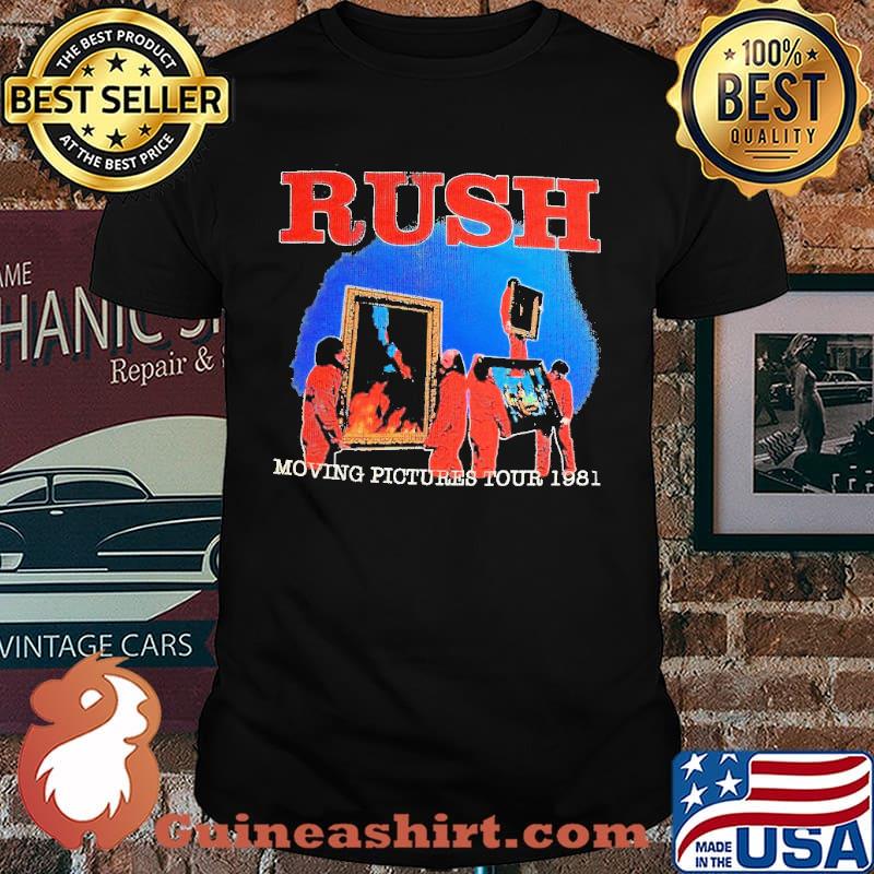 Rush moving pictures tour 1981 shirt
