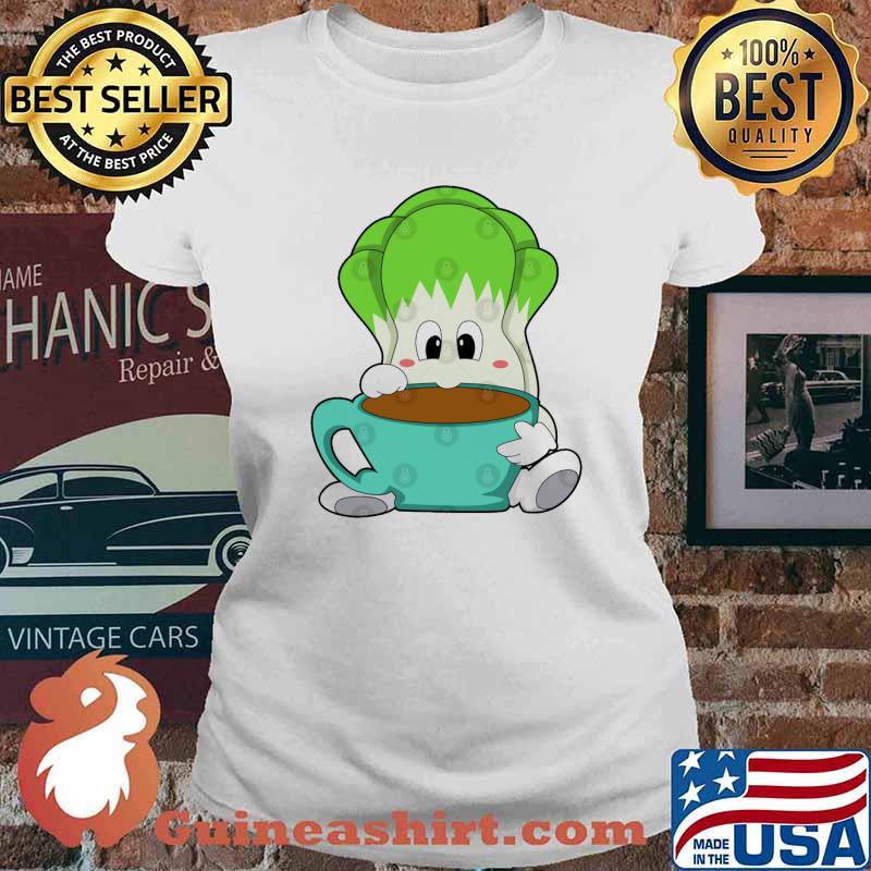 Salad with Cup of Coffee s Ladies tee