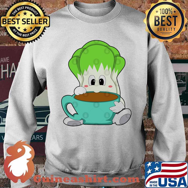 Salad with Cup of Coffee s Sweater