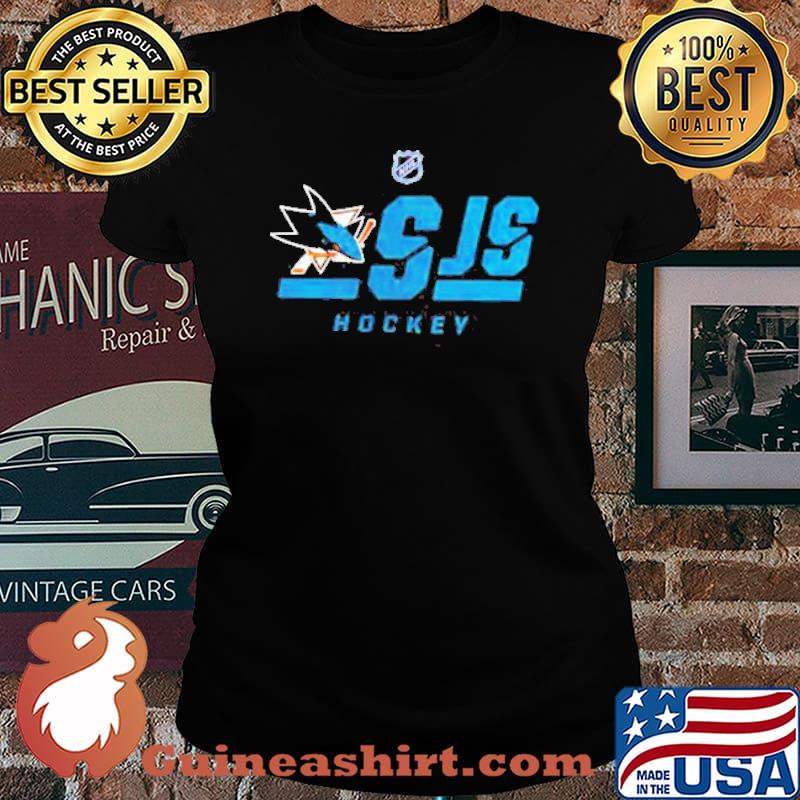 San Jose Sharks Authentic Pro Core Secondary Logo Shirt Laides tee