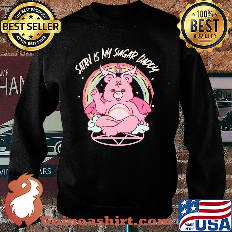 Satan Is My Sugar Daddy Satanic Goat Witchcraft Lucifer T-Shirt Sweater