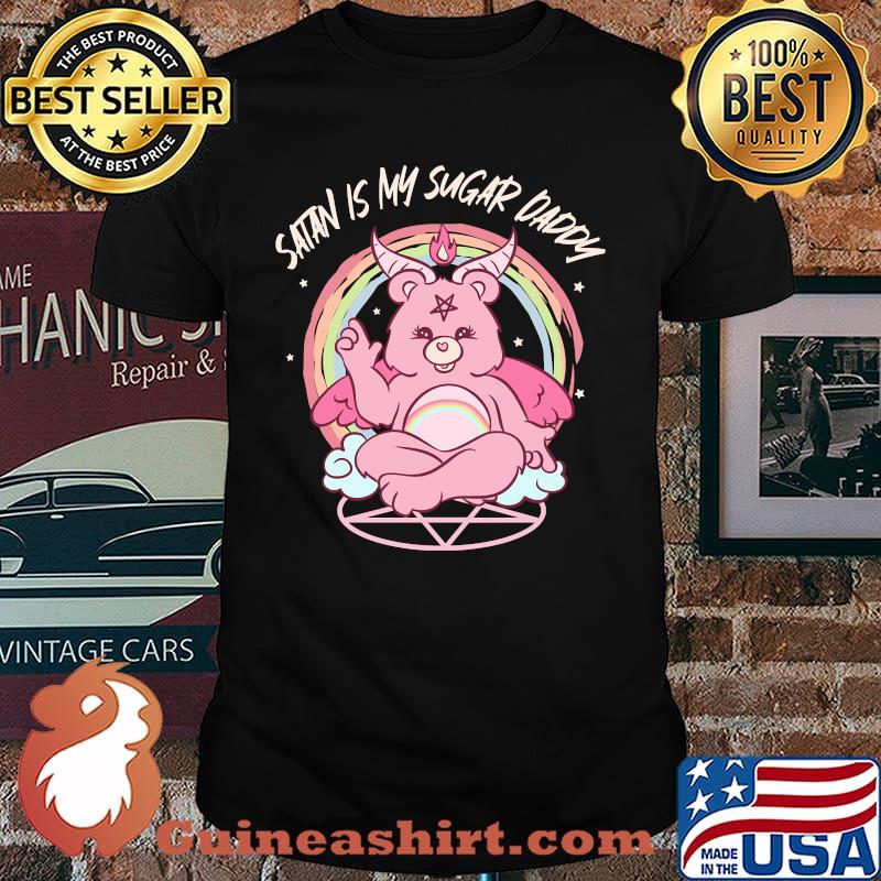 Satan Is My Sugar Daddy Satanic Goat Witchcraft Lucifer T-Shirt