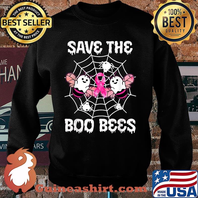 Save The Boo Bees Breast Cancer Anniversary Halloween T-Shirt Sweater