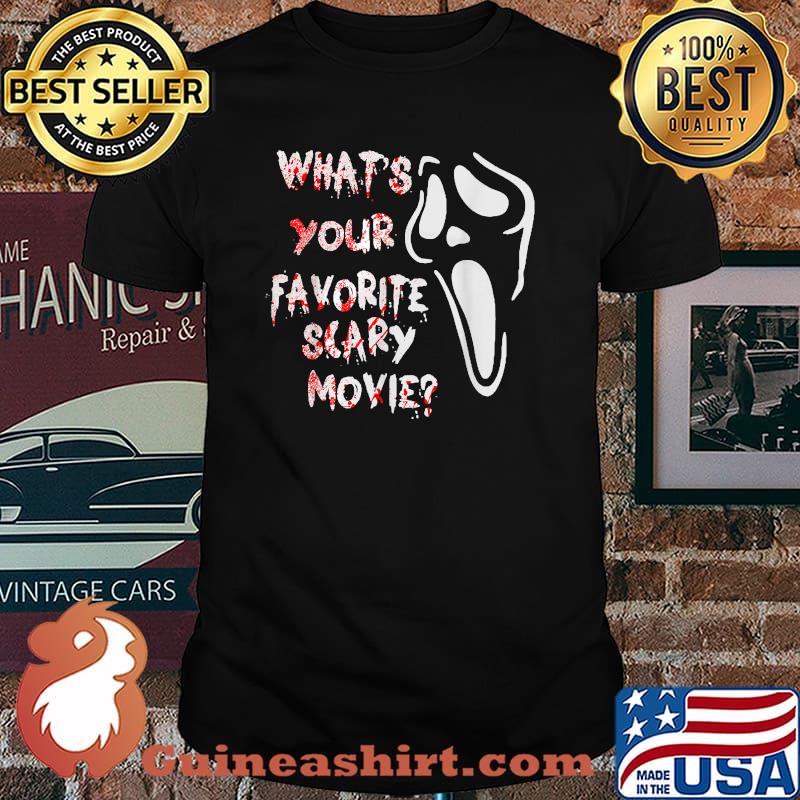 Scary Ghostface Scream - What's Your Favorite Scary Movie T-Shirt