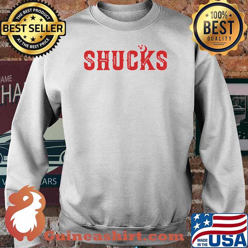 Shucks Sowing Healing Uplifting Conversation Knits Souls T-Shirt Sweater