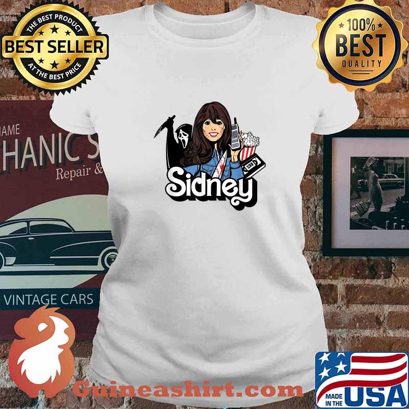 Sidney Calls Scream Ghost Horror Movies T-Shirt Ladies tee