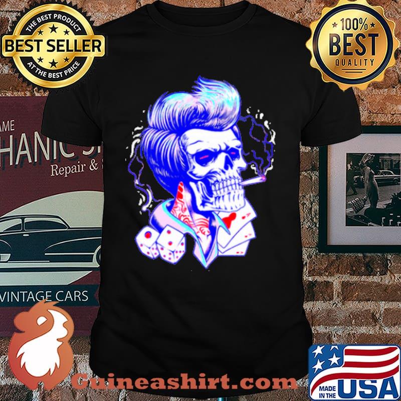 Skull dice poker shirt
