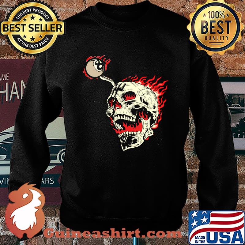 Skull Fire Billiant Shirt Sweater