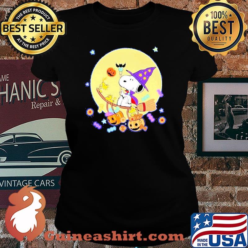 Snoopy and Woodstocks Witch Halloween s Laides tee
