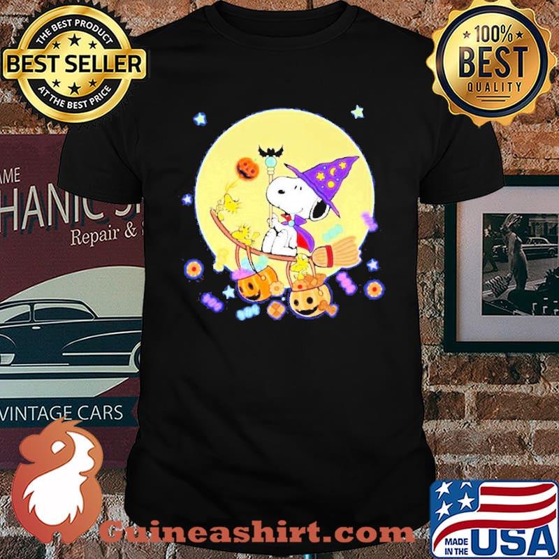 Snoopy and Woodstocks Witch Halloween shirt