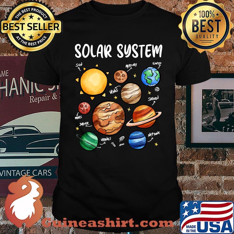 Solar System Planets Astronomy Space Science T-Shirt