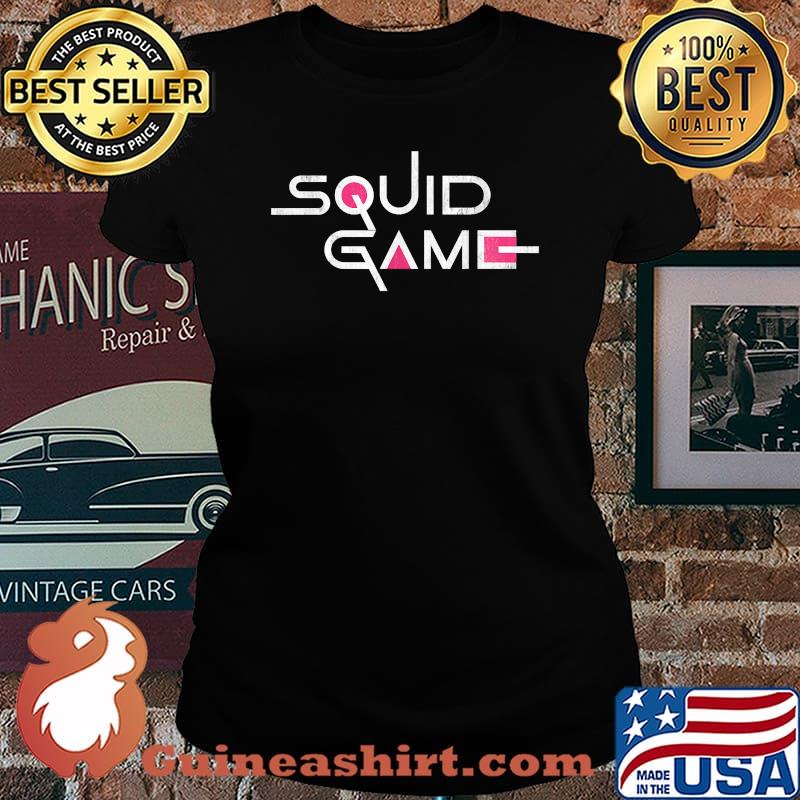 Squid Game Merch Pink T-Shirt Laides tee