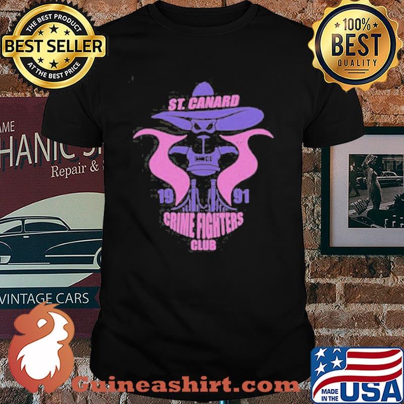ST.Canard 1991 crime fighters club shirt