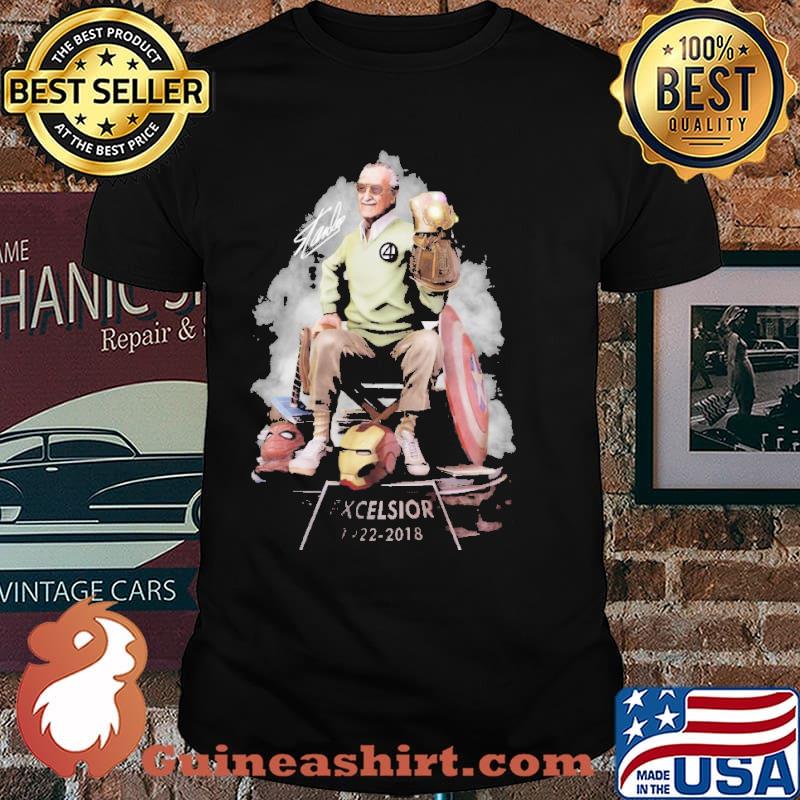 Stan Lee Excelsior 1922-2018 signature shirt