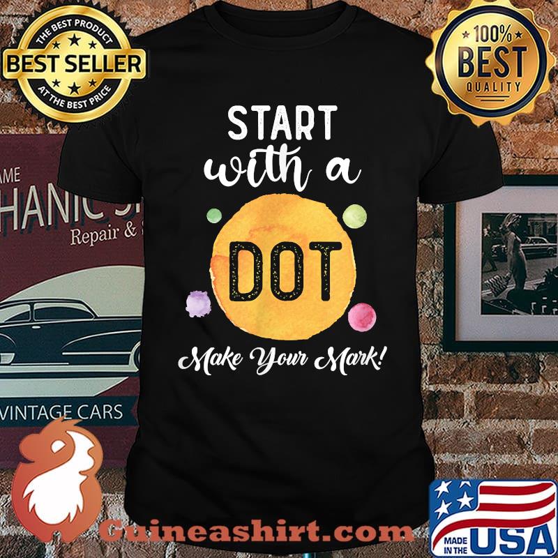 Start With A Dot Make Your Mark Kids Boys T-Shirt