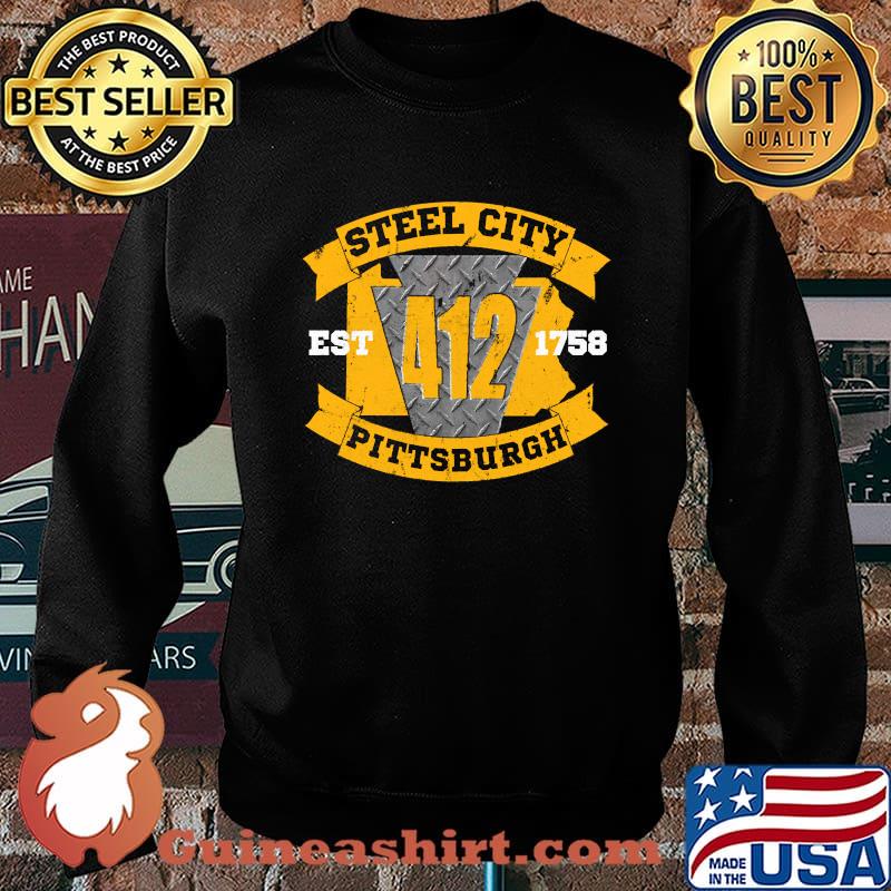 Steel City Pittsburgh 412 T-Shirt Sweater