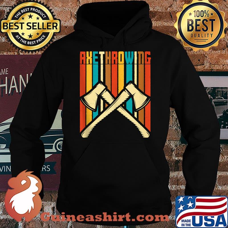 Style Axe Throwing Vintage T-Shirt Hoodie