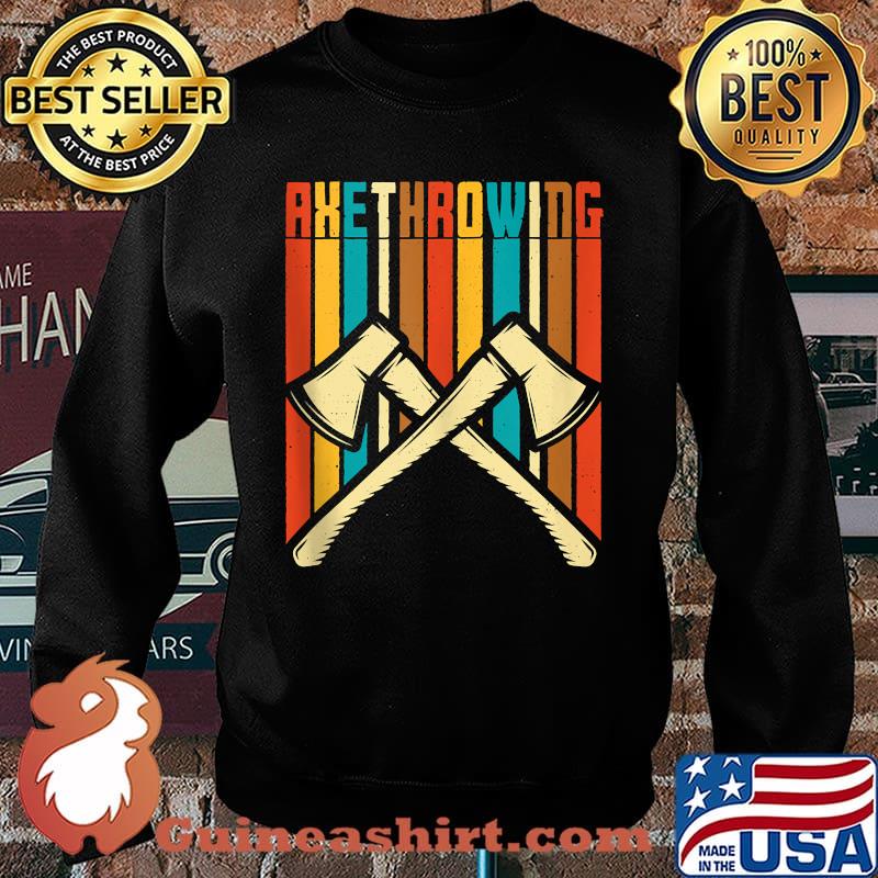 Style Axe Throwing Vintage T-Shirt Sweater