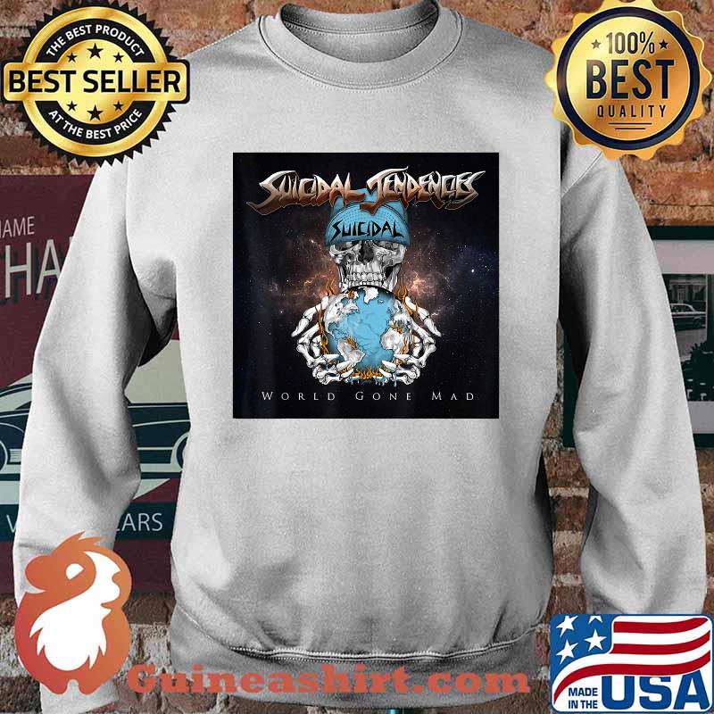Suicidal Tendencies World Gone Mad Skull Fire Earth T-Shirt Sweater