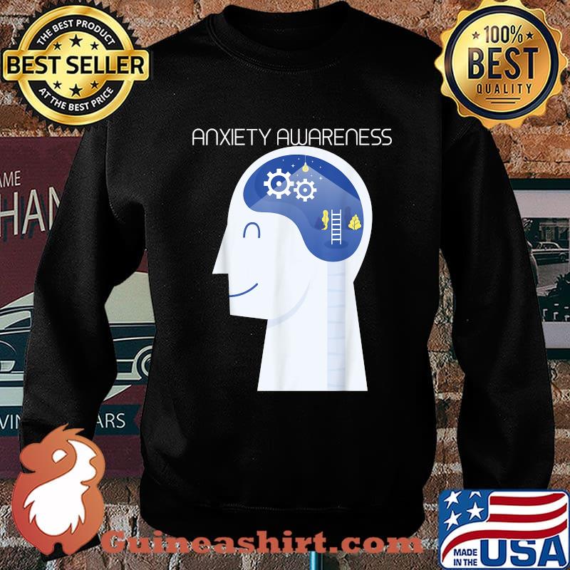 Suicide Prevention Anxiety Mental Health Awareness T-Shirt Sweater