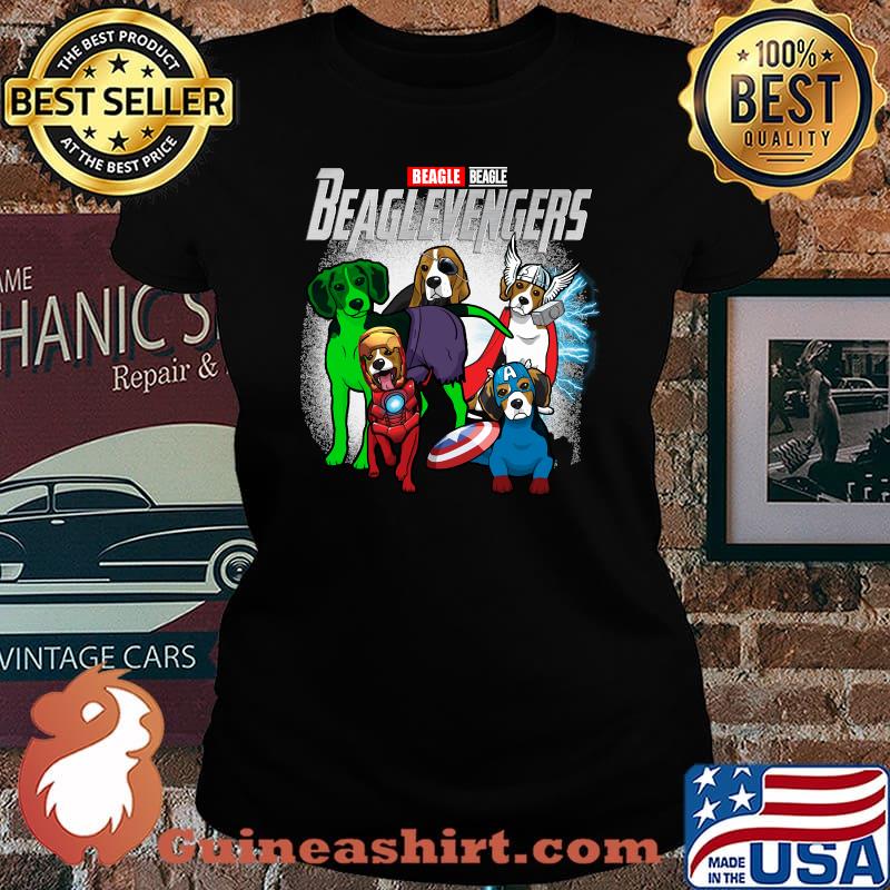 Super Dogs Beagle Assemble Beaglevengers - Dogs T-Shirt Laides tee
