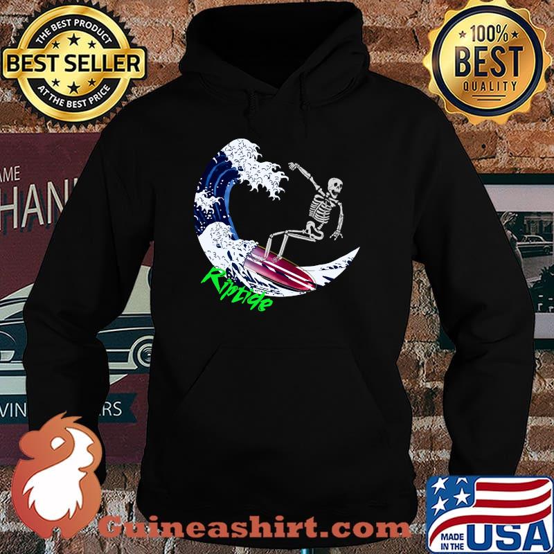 Surfing Skeleton T-Shirt Hoodie