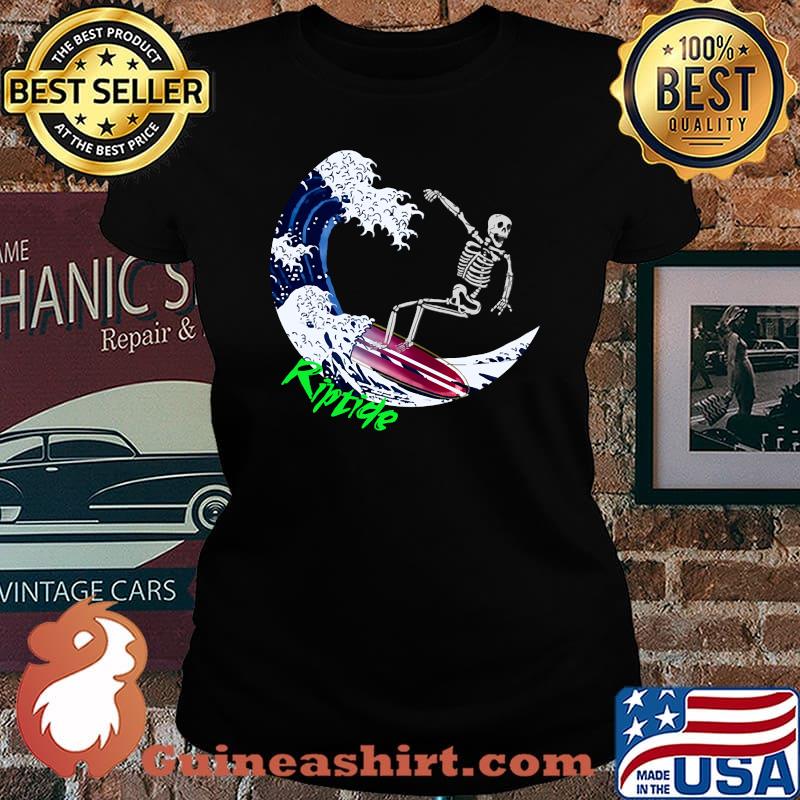 Surfing Skeleton T-Shirt Laides tee