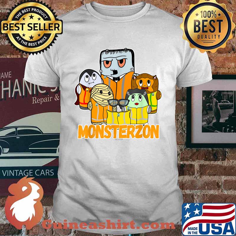 Swagazon Monsters Mummy Frankenstein Dracula T-Shirt