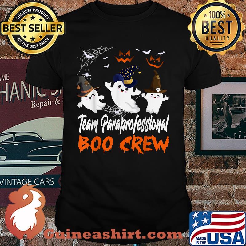 Team Paraprofessional Boo Crew Halloween T-Shirt
