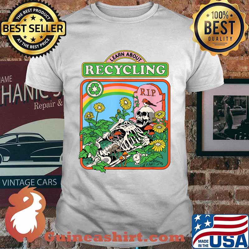 The 60s inspired classic Learns Abouts Recyclings T-Shirt