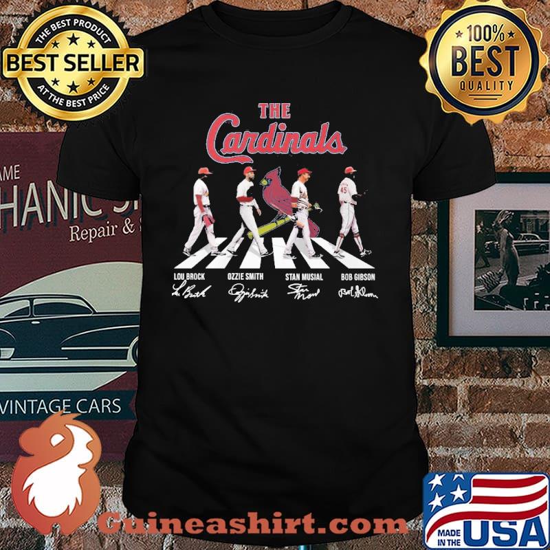 The Cardinals across the road signatures shirt