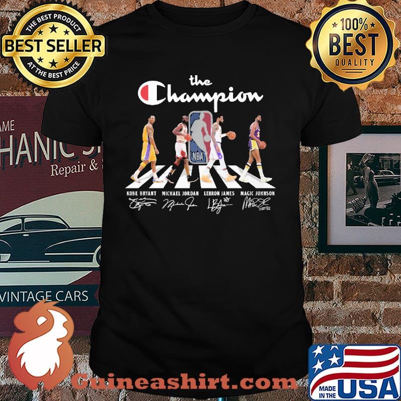 The Champion across the road signatures shirt