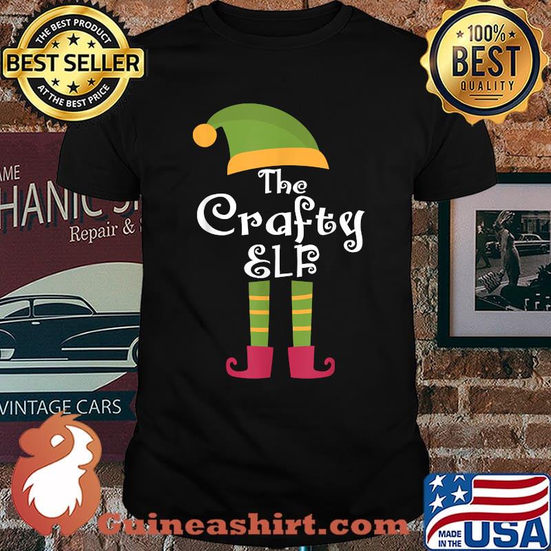 The Crafty Elf Matching Family Group Christmas Party T-Shirt