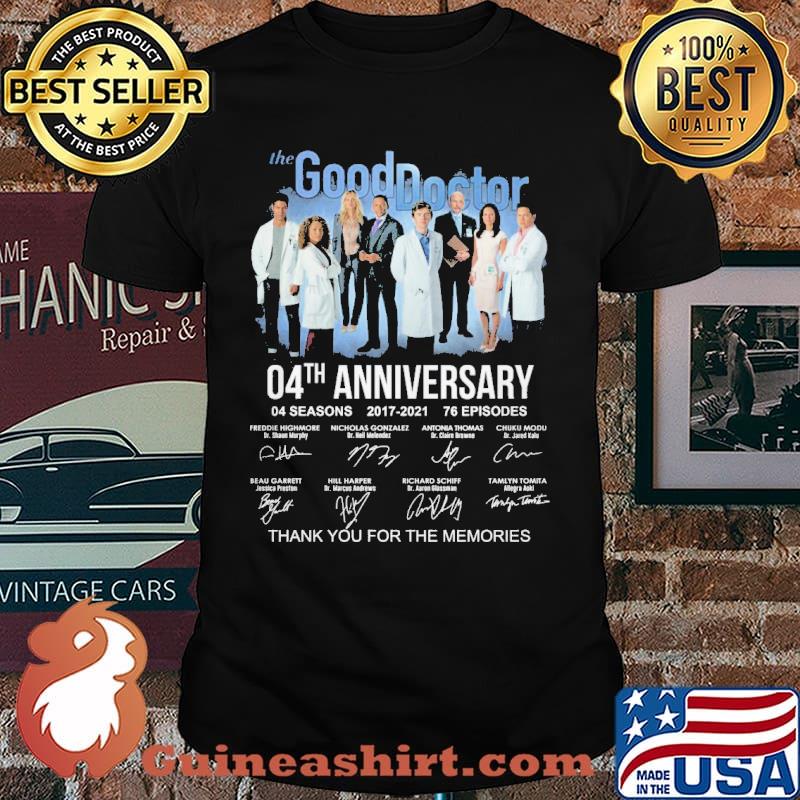 The Good Doctor 04th anniversary thank you for the memories shirt