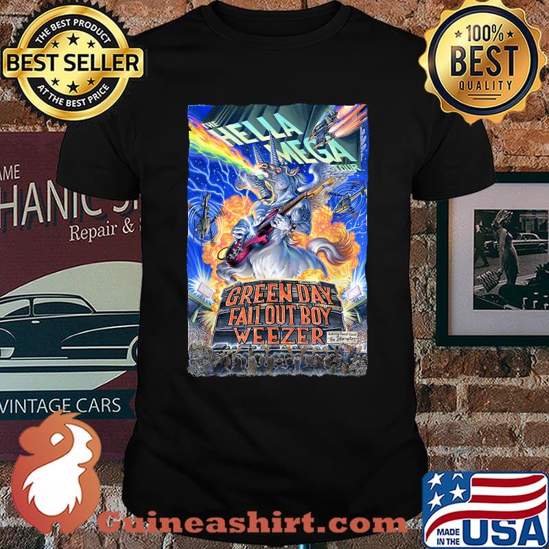 The Hellas Megas 2021 Tour Green Day Fall Out Boy Weezer T-Shirt