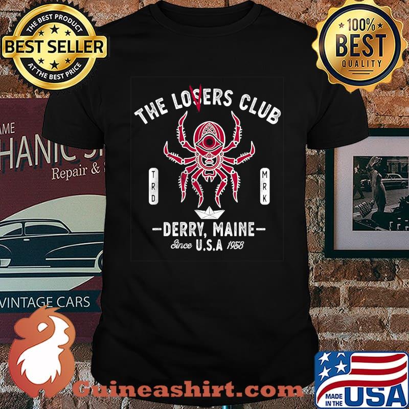 The Losers Club - Spider Tattoo - Goth Horror Halloween T-Shirt