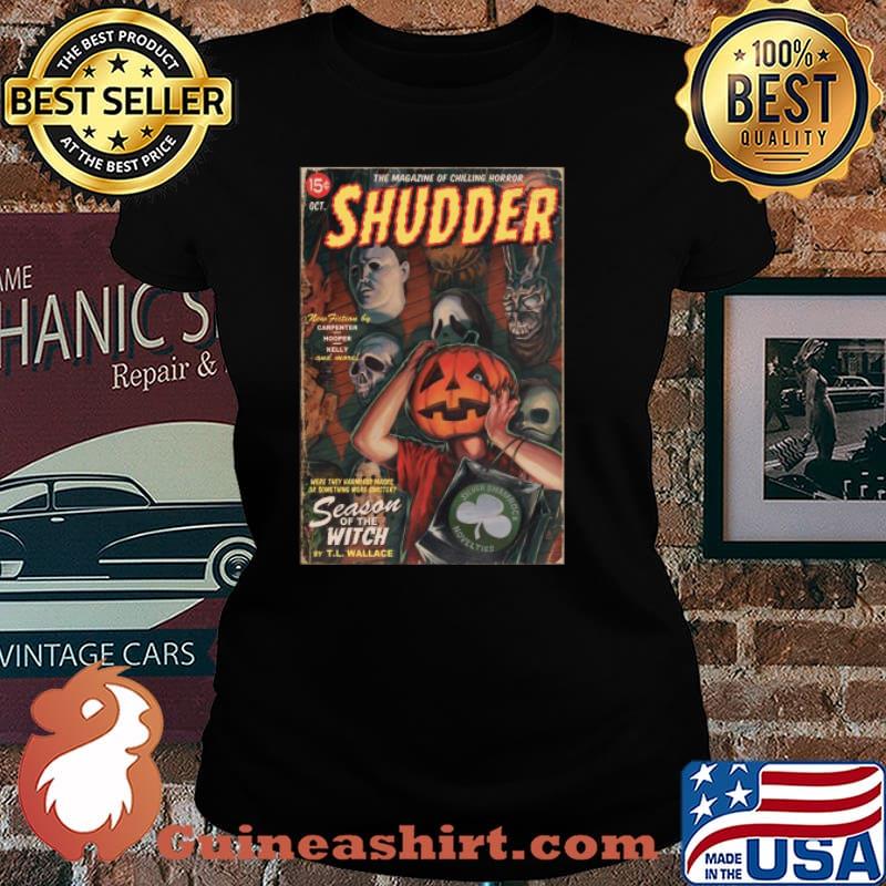 The Magazine Of Chlling Horror Shudder Season Of The Witch Shirt Laides tee