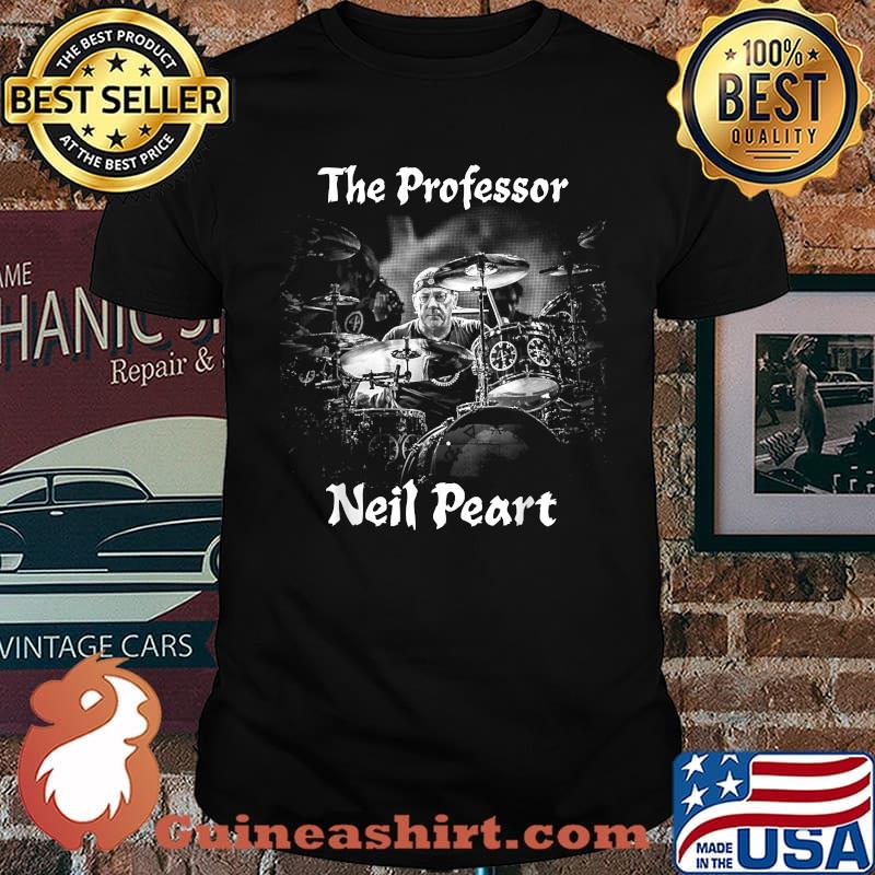 The Professor Neil Peart The Drumming Drummer T-Shirt