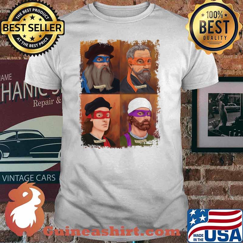 The renaissance ninja turtle shirt