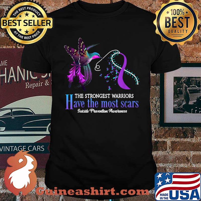 The Strongest Warriors Have The Most Scars Hummingbird T-Shirt