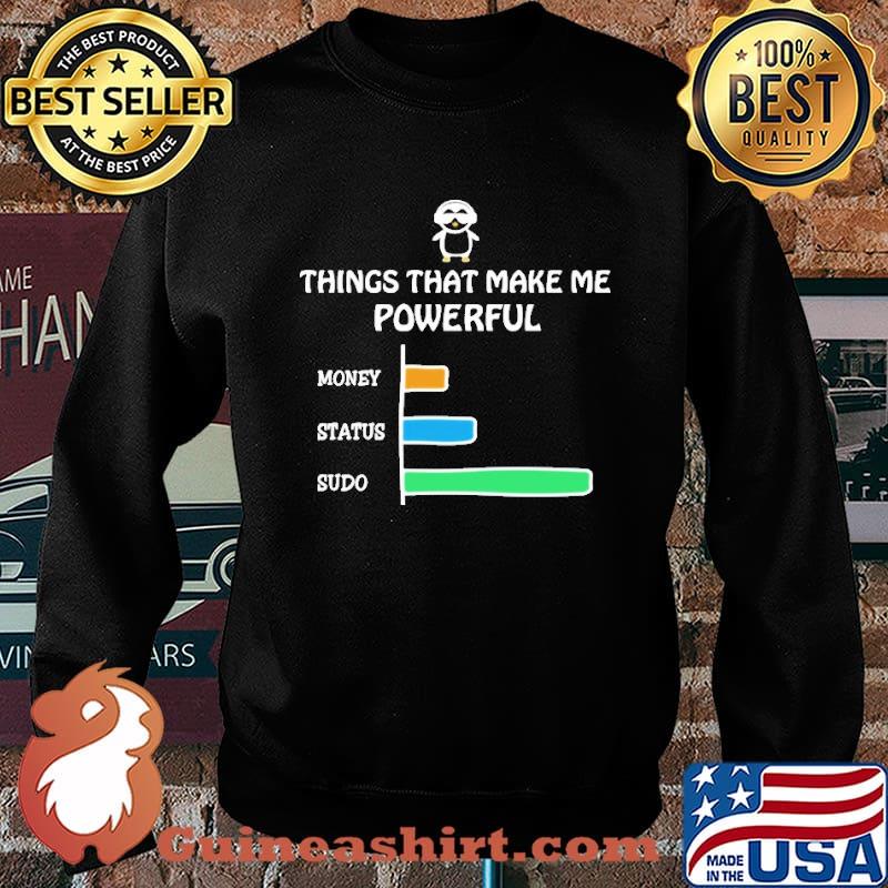 Things That Make Me Powerful Money Status Sudo Shirt Sweater