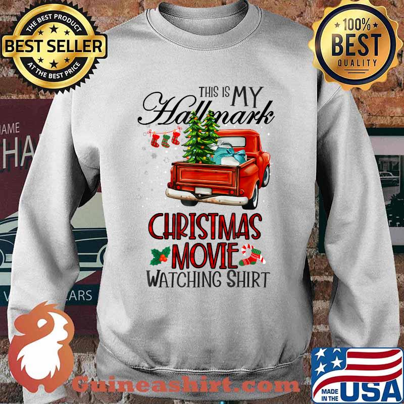 This Is My Hallmarks Christmas Movie Watching Truck Red T-Shirt Sweater
