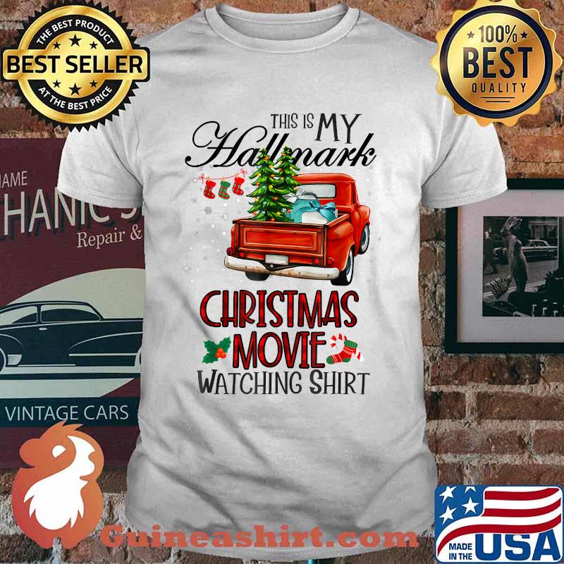 This Is My Hallmarks Christmas Movie Watching Truck Red T-Shirt