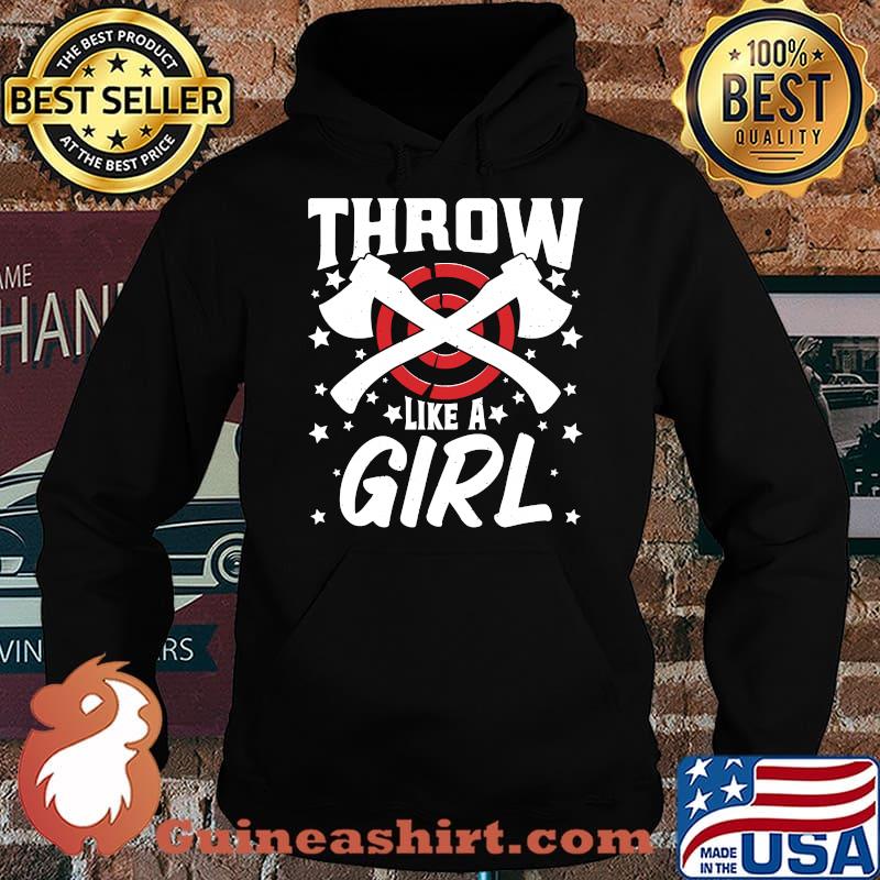 Throw Likes a Girl T-Shirt Hoodie