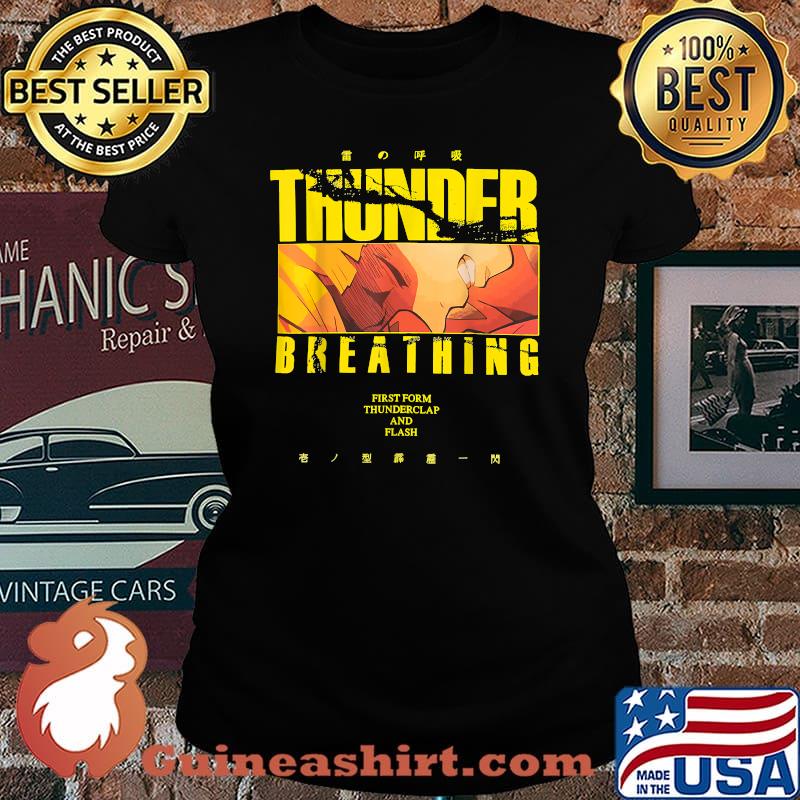 Thunder Breathing First From Ans Flash T-Shirt Laides tee