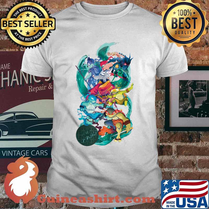 TMNT x Lily Stock Collection Group Shot T-Shirt