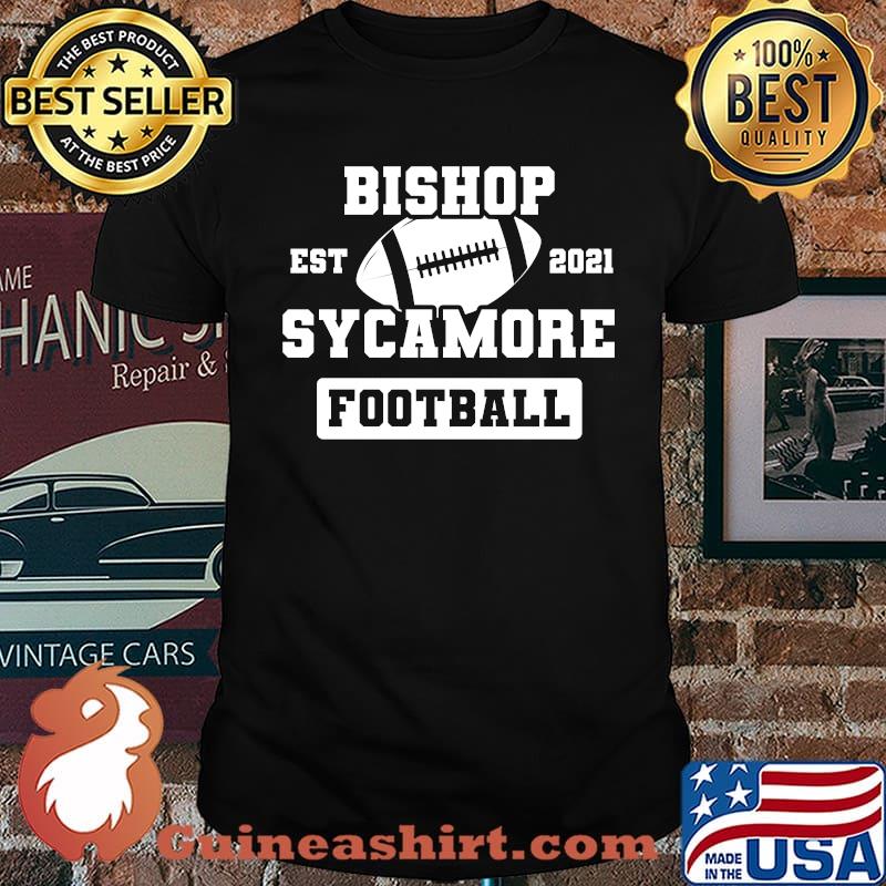 Top bishop Sycamore Est 2021 Fake Varsity High School Football Team T-Shirt
